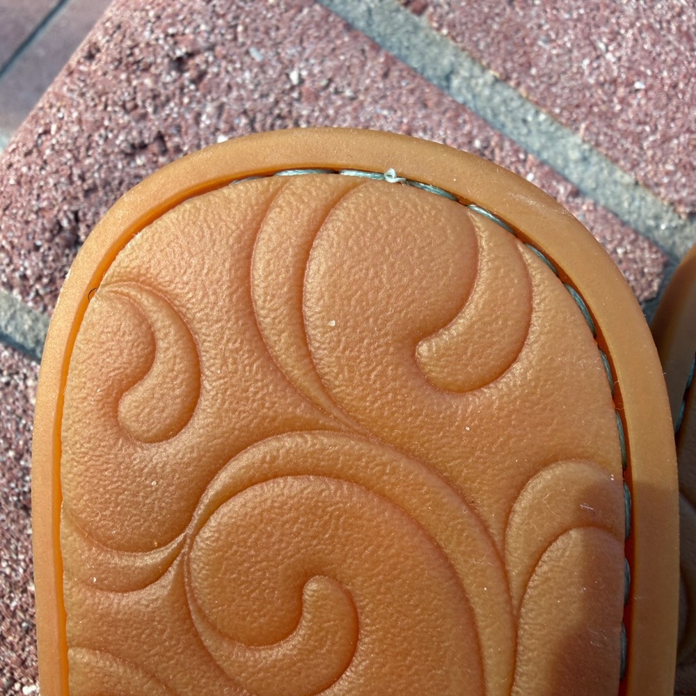 Børn Teal Leather Sandals - Picture 9 of 9